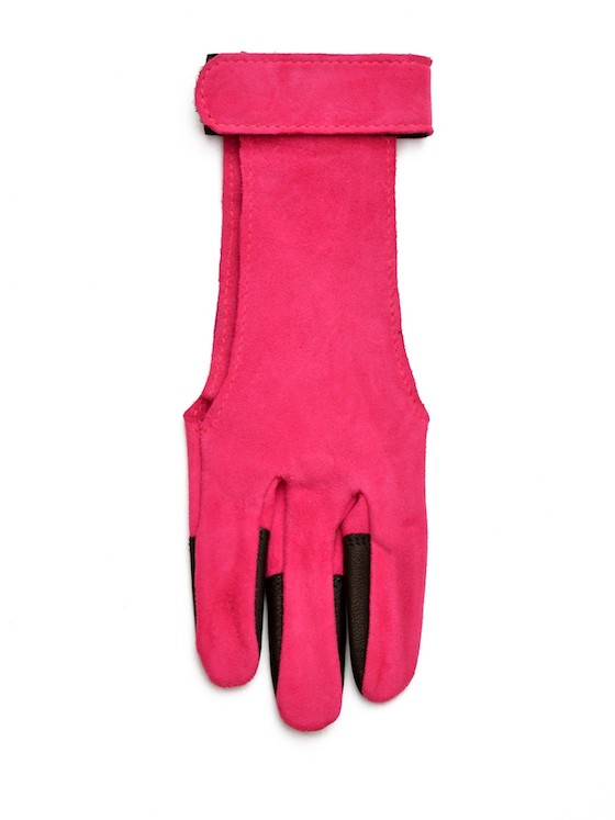 Schießhandschuh Velours Pink